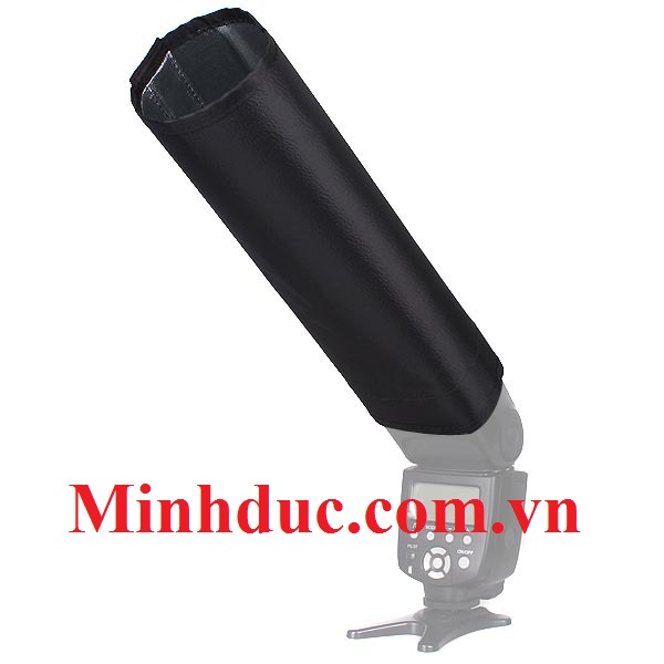Portable snoot for speedlite