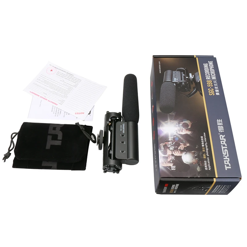 icrophone Stereo Takstar SGC-598 cho Canon Nikon Pentax Olympus