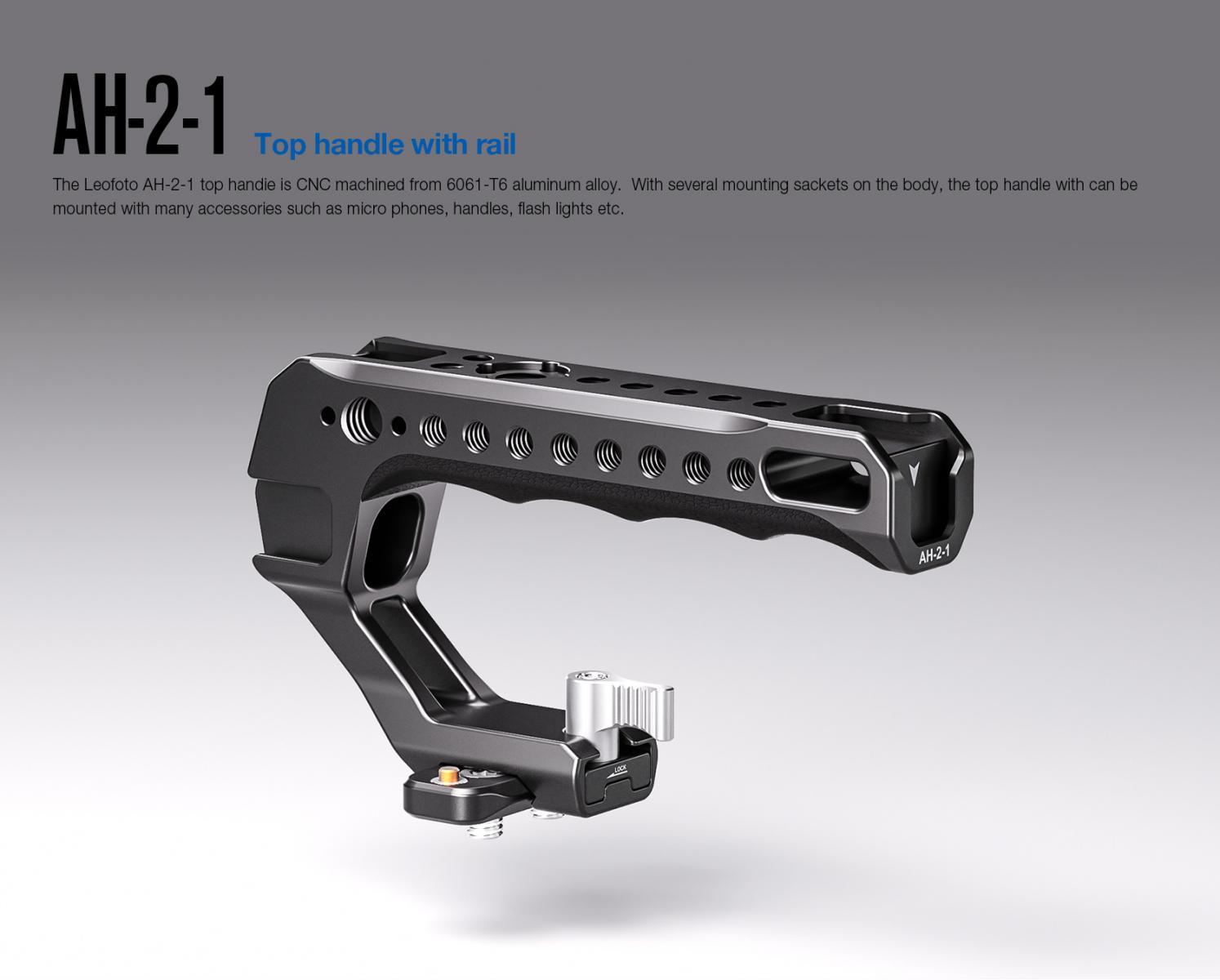 Tay cầm top handle Leofoto AH-2-1