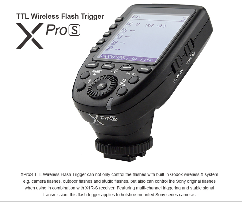 Trigger GODOX Xpro-S for Sony