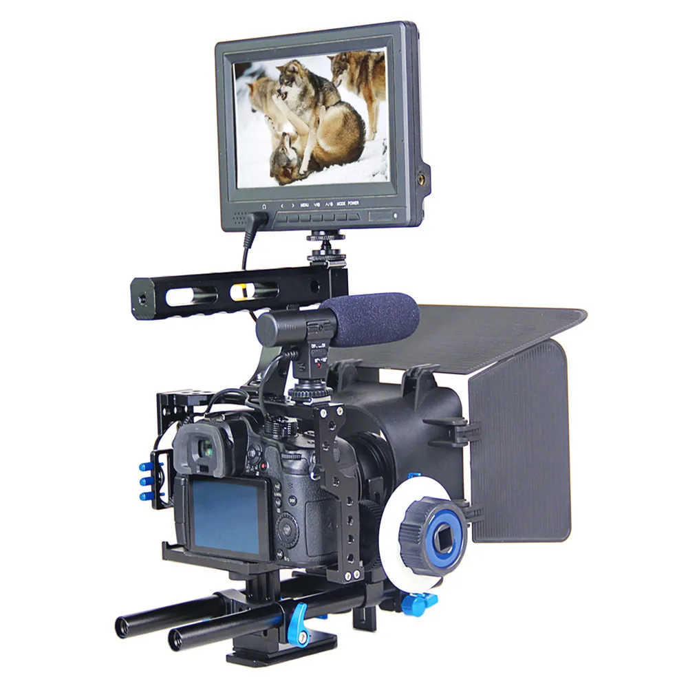 Tay cầm chống rung quay phim Yelangu camera Cage C5 - Handheld Stabilizer