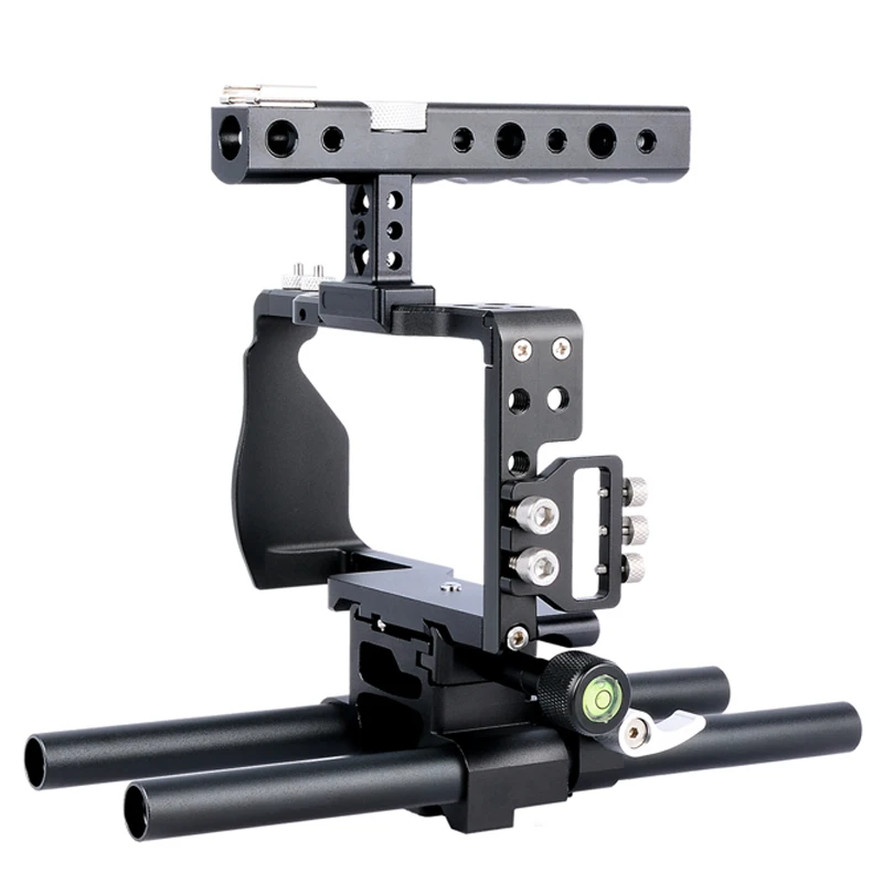 Tay cầm chống rung quay phim Yelangu camera Cage C6 - Handheld Stabilizer for sony a6300 a6500