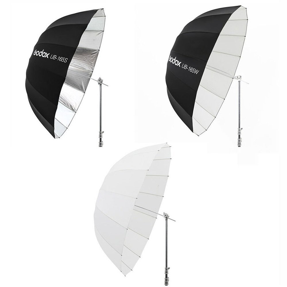Dù Godox Silver Parabolic Umbrella UB-130S