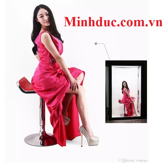 Hộp chụp sản phẩm, người mẫu thời trang cỡ lớn 130x100x200cm