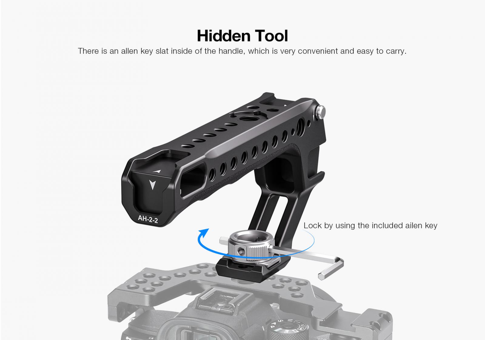 Tay cầm top handle Leofoto AH-2-2