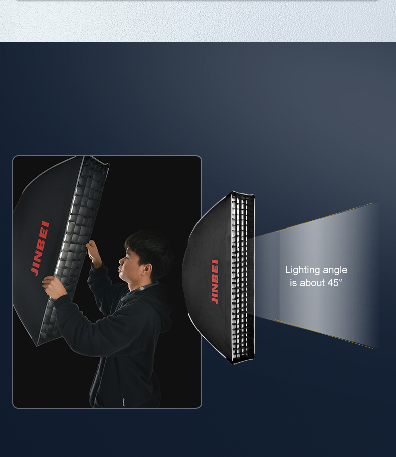 Softbox Jinbei thao tác nhanh KE 35X140 tổ ông