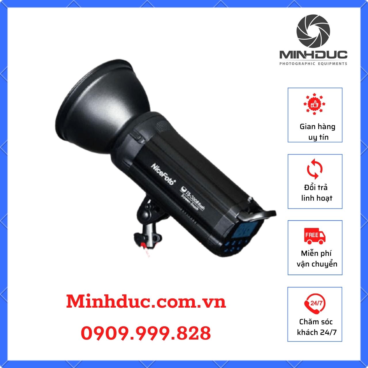 Đèn flash Nicefoto TS300B