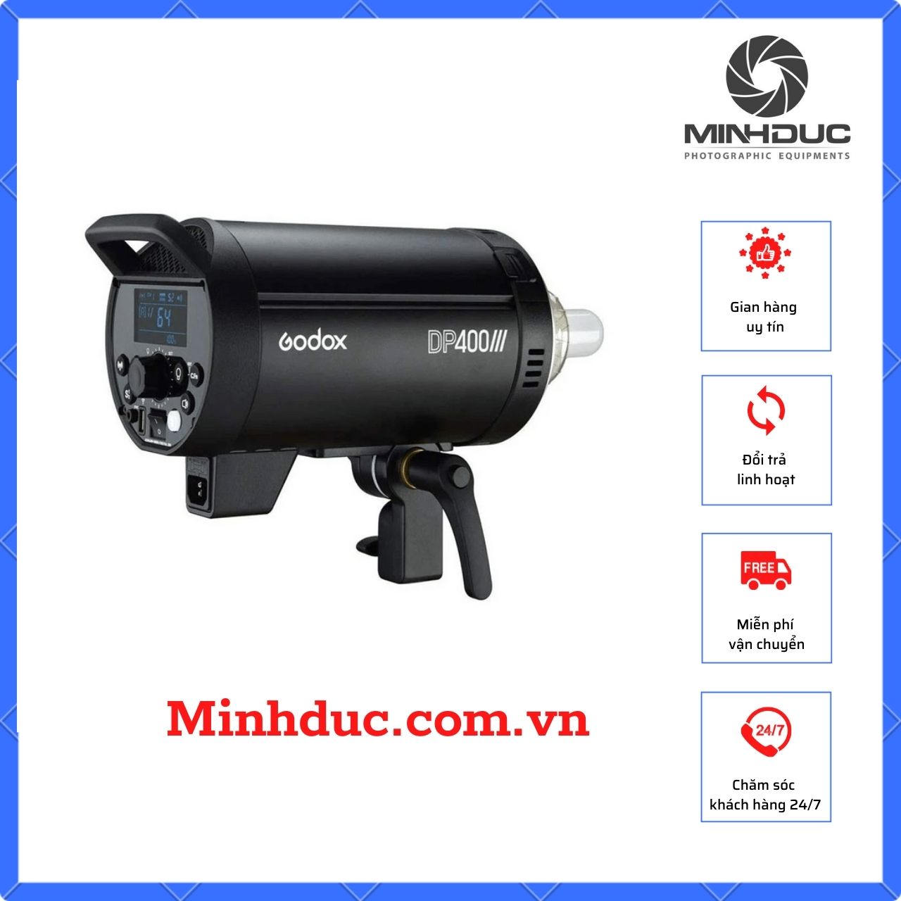 Đèn Flash Studio Godox DP400III 400w