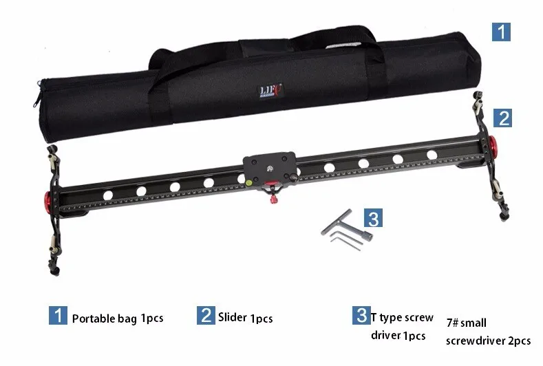 Thanh Dolly Dragon -D02 150cm Slider Rail for Camera and Video