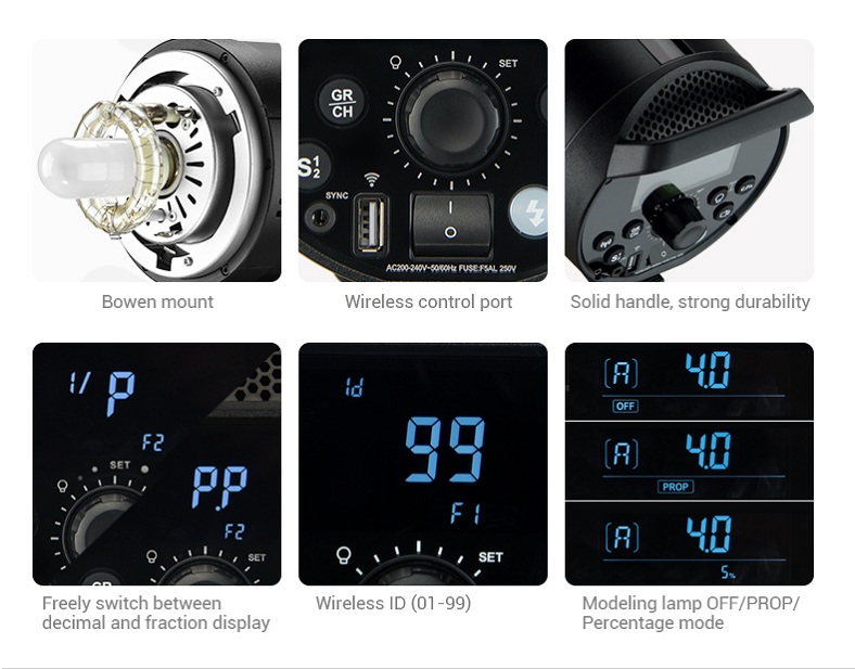 Đèn Flash Studio Godox DP400III 400w