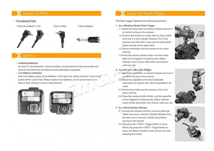 Cục nhận XTR-16 2.4 GHz for X1 trigger