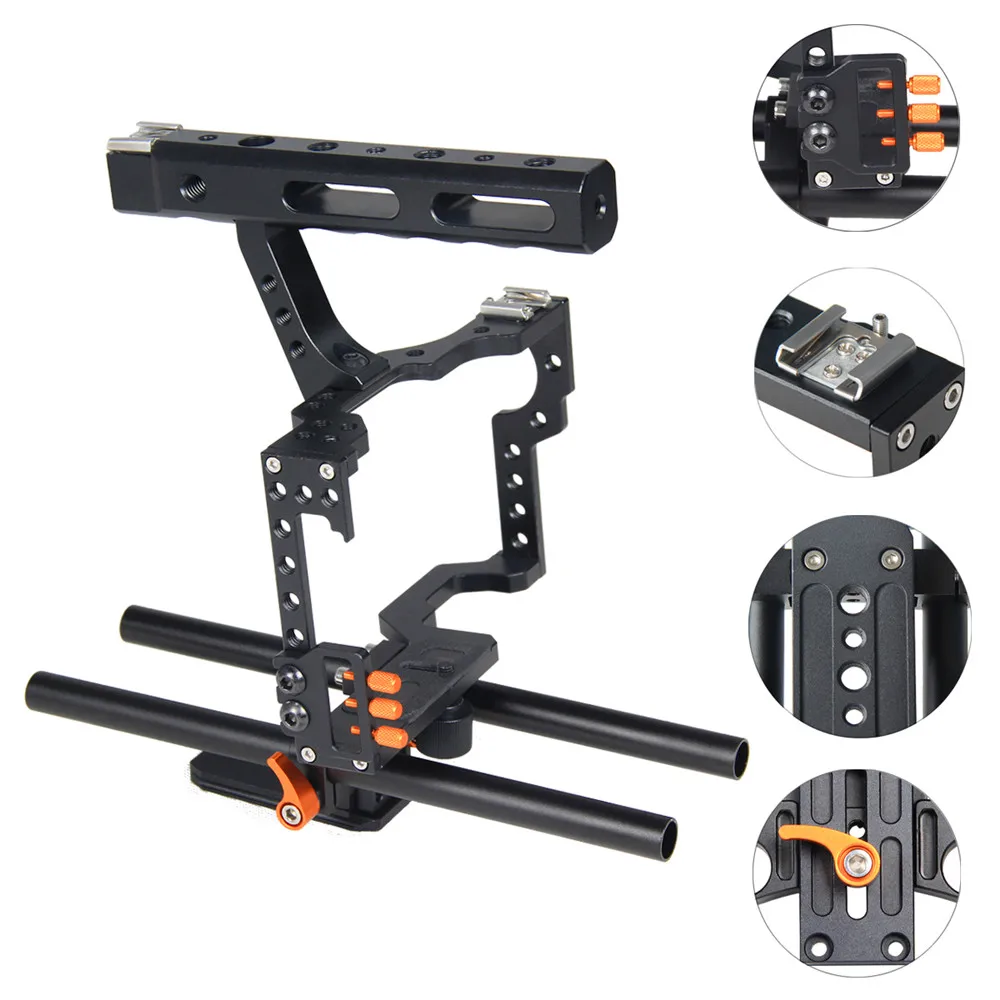 Tay cầm chống rung quay phim Yelangu camera Cage C5 - Handheld Stabilizer