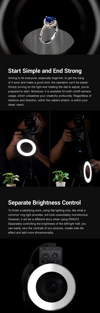 Đèn Led Godox Ring 72 Macro Chính Hãng