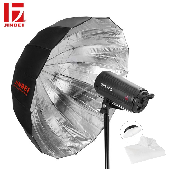Dù JINBEI phản bạc cao cấp 16 cạnh 150cm + vải lọc