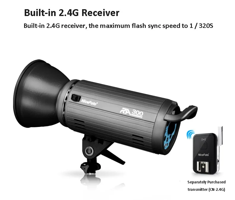 Đèn flash Nicefoto RA300