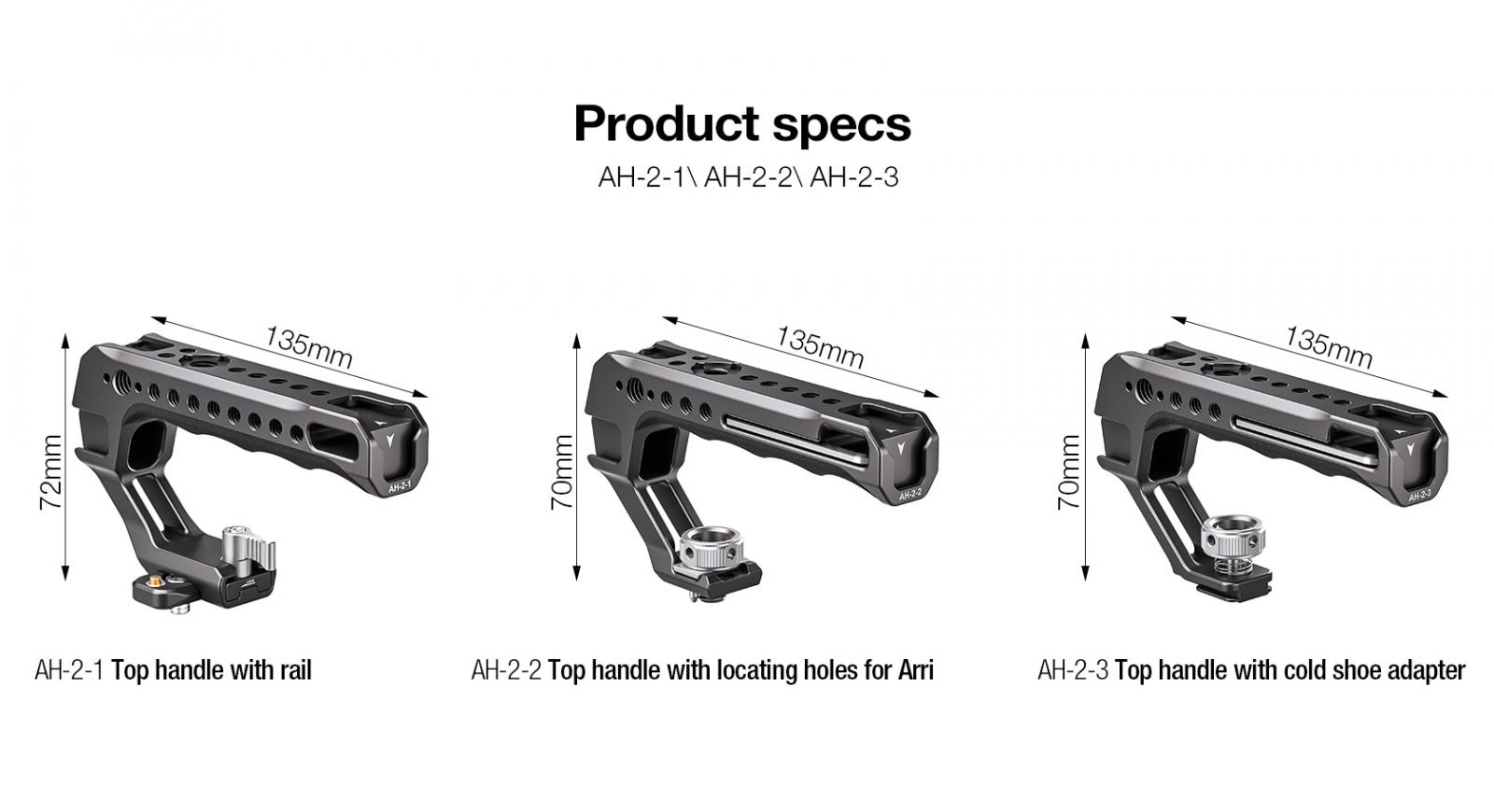 Tay cầm top handle Leofoto AH-2-2