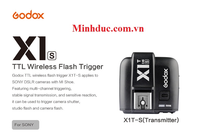 Cục nhận Godox X1- R for Sony / Canon / Nikon / Fujifilm / Olympus