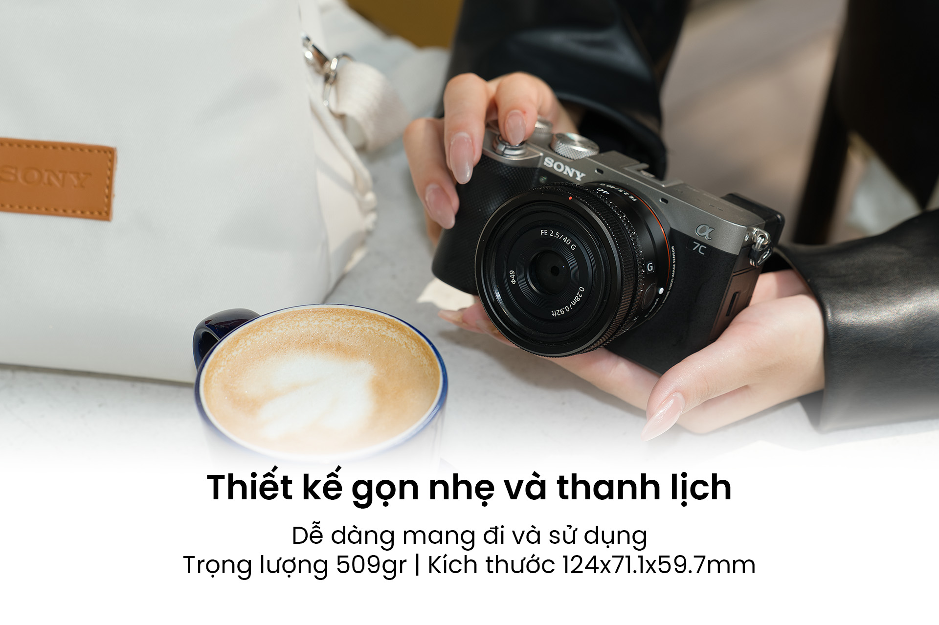 Máy ảnh Sony Alpha A7C (Silver, Body Only)