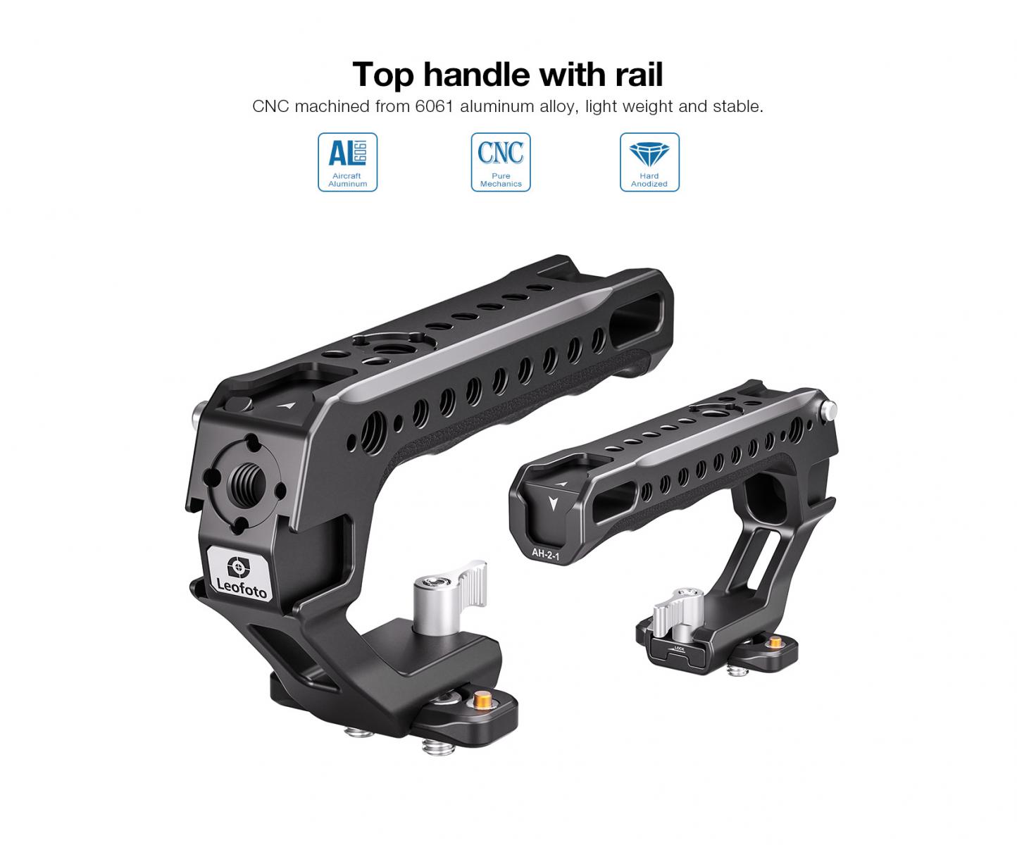 Tay cầm top handle Leofoto AH-2-1