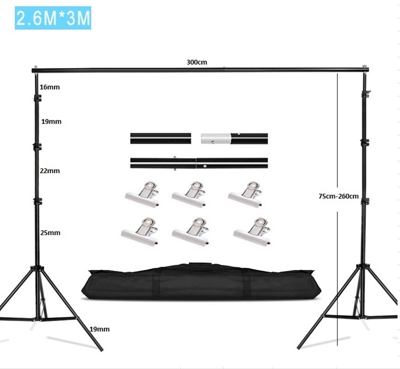 Khung treo phông di động hình chữ U 2m6x3m
