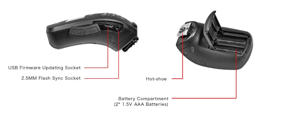 Trigger Jinbei TR-Q6 for C/N/S TTL Bluetooth