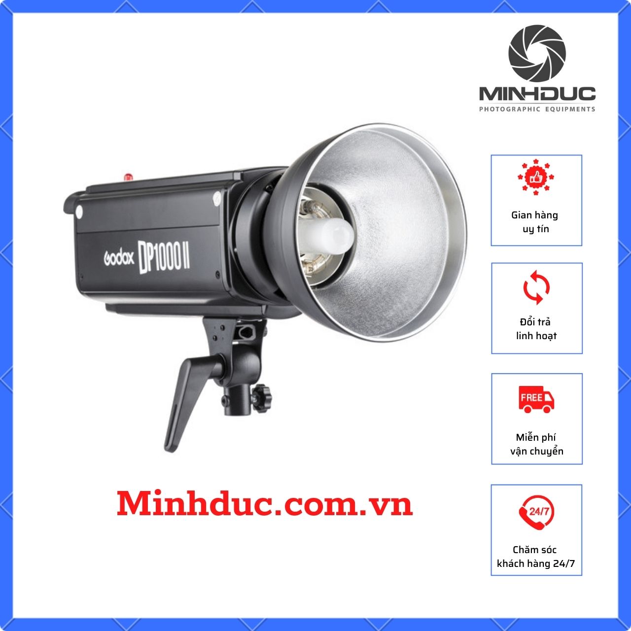 Đèn flash studio Godox DP1000II