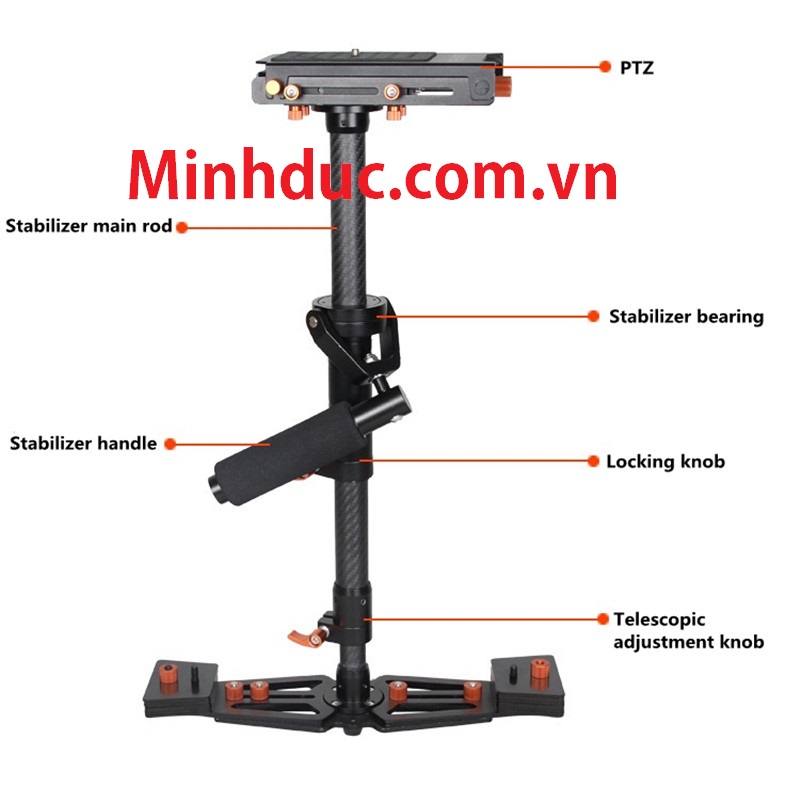 Tay cầm quay phim Yelangu steadicam S800 pro Carbon fibre