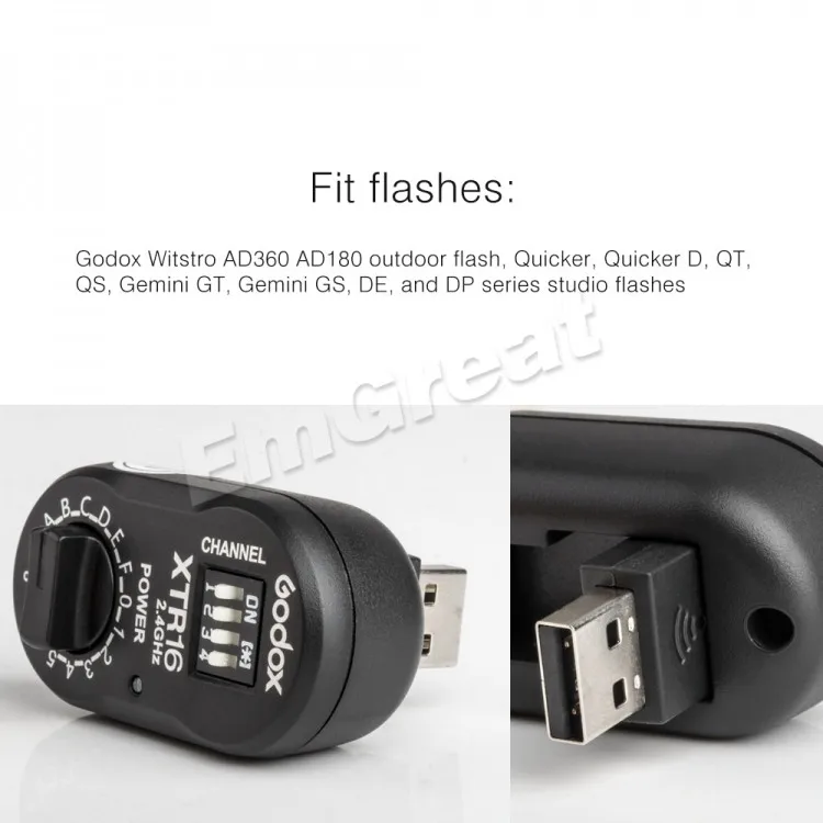 Cục nhận XTR-16 2.4 GHz for X1 trigger