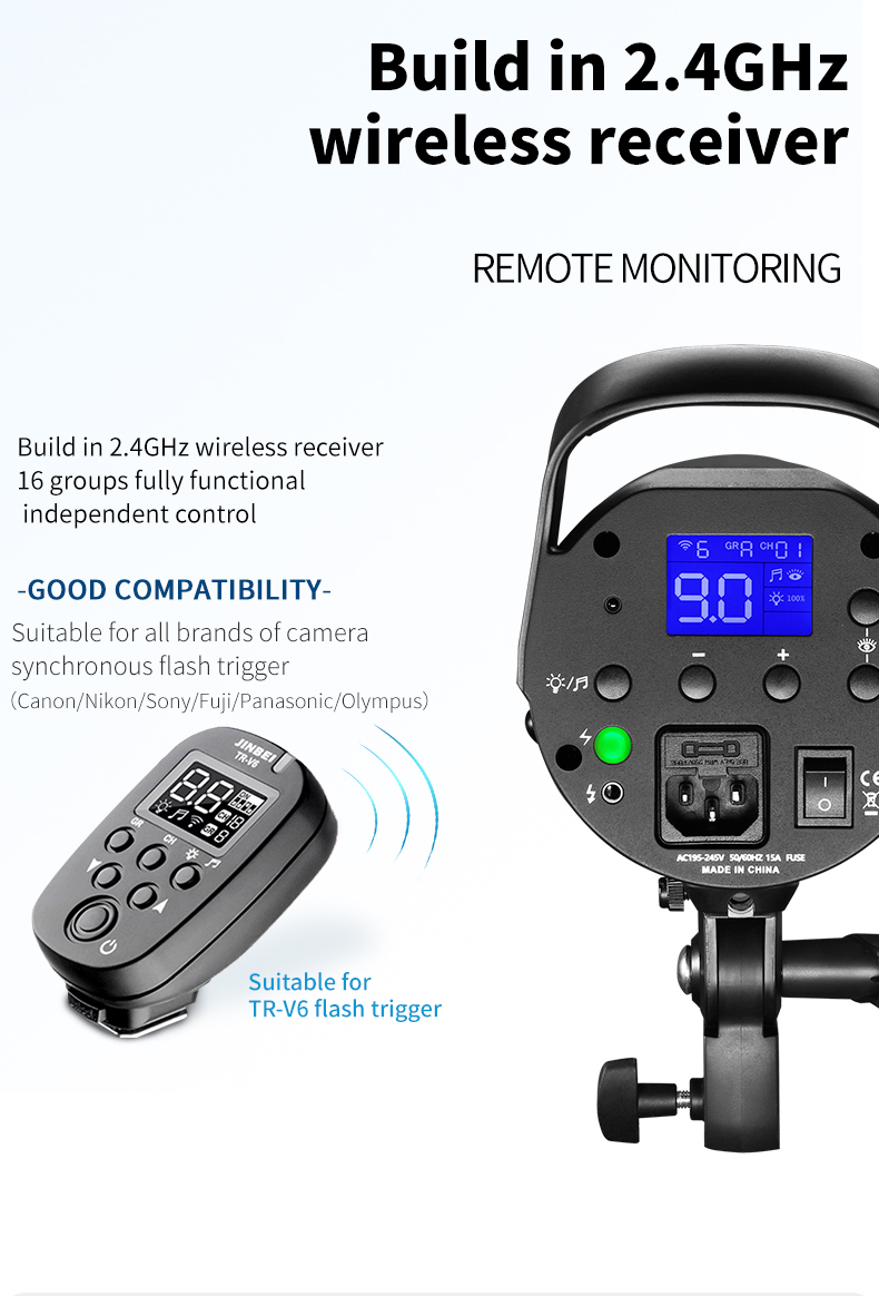 Đèn Flash Studio Jinbei DMII-4 400Ws