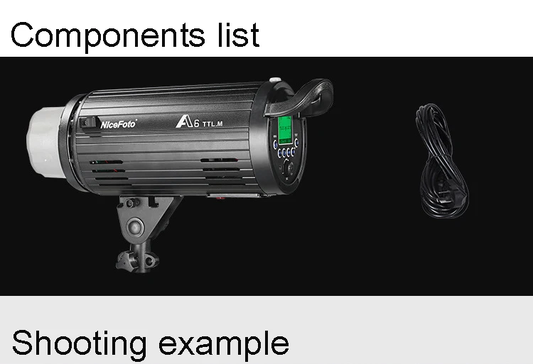 Đèn NiceFoto A4 400W TTL HSS 1/8000s