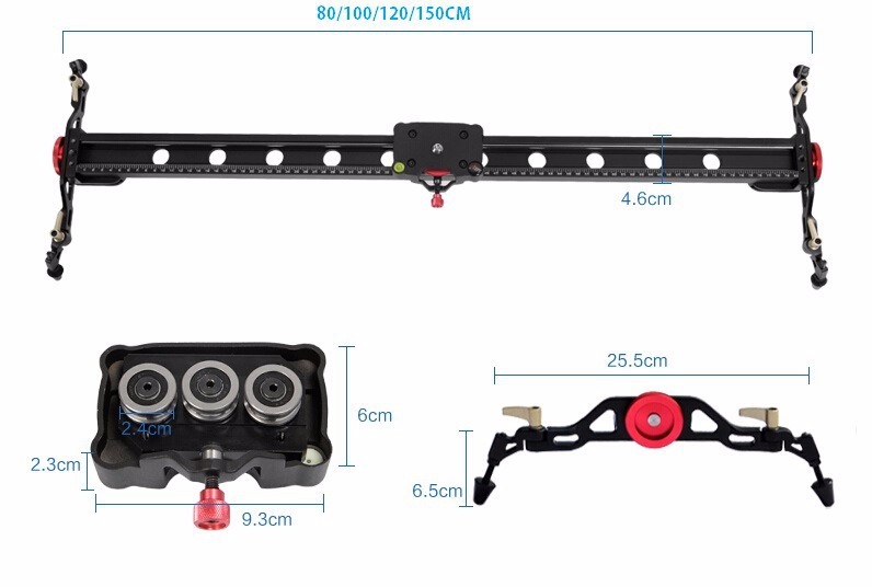 Thanh Dolly Dragon -D02 120cm Slider Rail for Camera and Video
