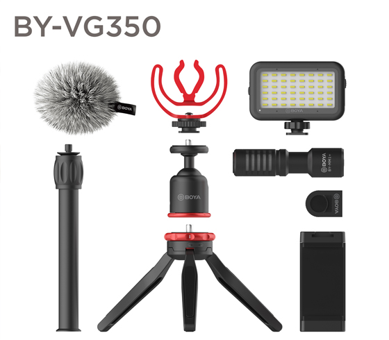 Combo Mic thu âm BOYA BY-VG350 – Ultimate smartphone video kit