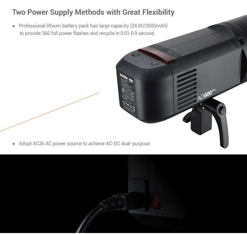 Đèn ngoại cảnh Godox AD600 PRO