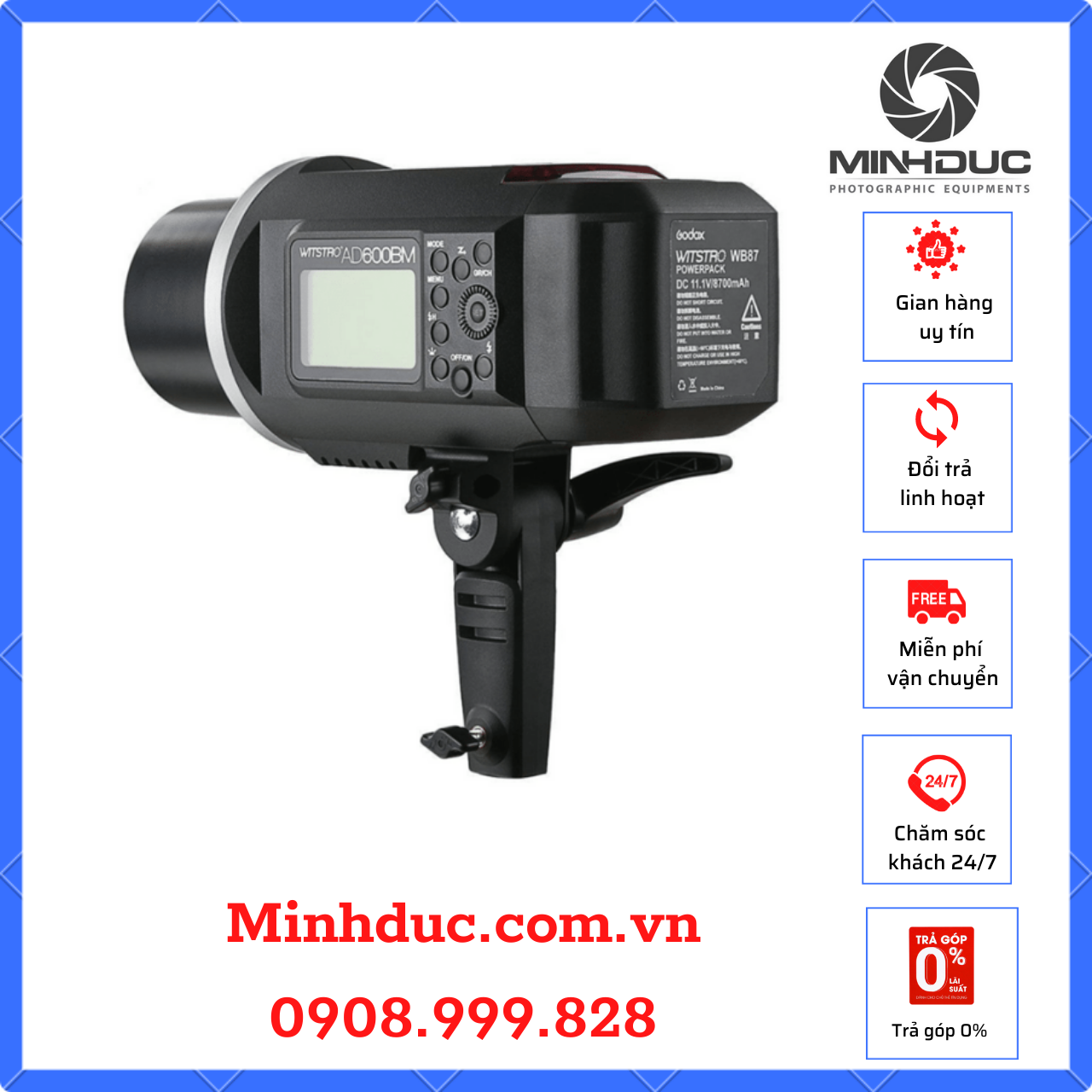 Đèn flash ngoại cảnh GODOX AD600BM