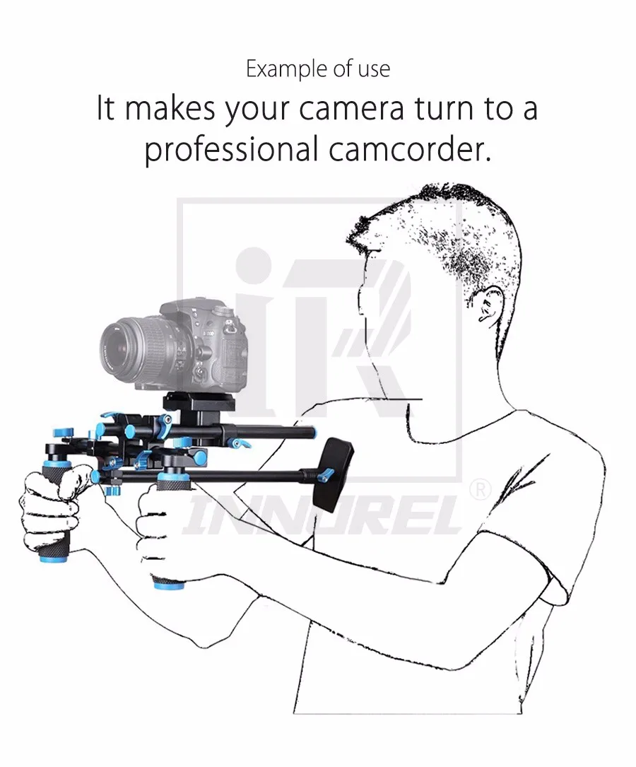 Bộ vác vai YELANGU - Shoulder Rig D3