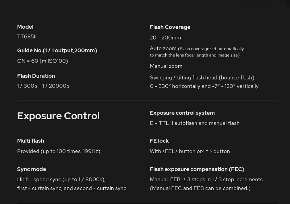 Đèn Flash Godox TT685II cho Nikon – Hàng Chính Hãng