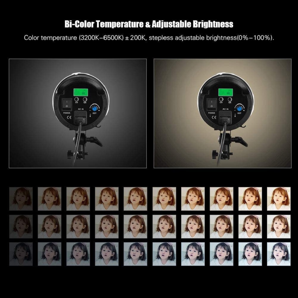 Đèn Led Nicefoto 2000A II Video Light 3200k-6500k Chính Hãng