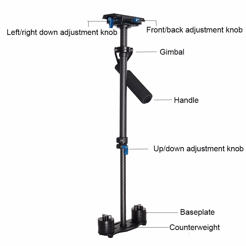 Tay cầm quay phim Yelangu S60T steadicam pro Carbon fibre