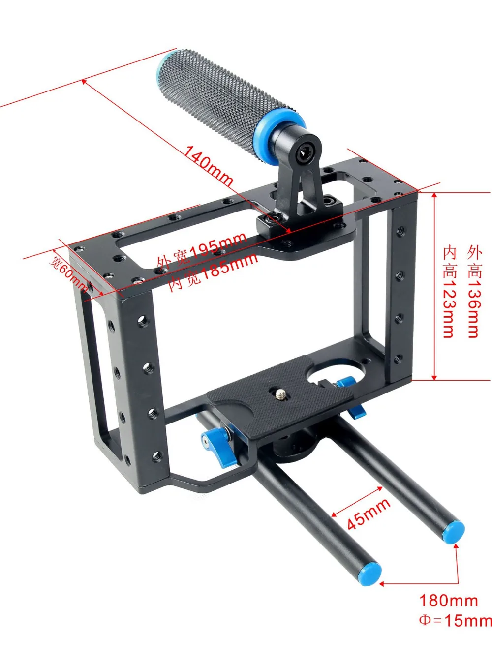 C100 DSLR Camera Cage Kit Set