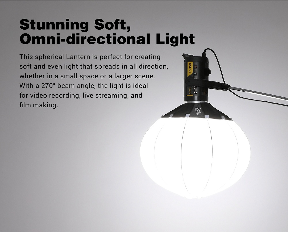 Softbox Cầu Godox 65cm CS-65D Collapsible Lantern Softbox
