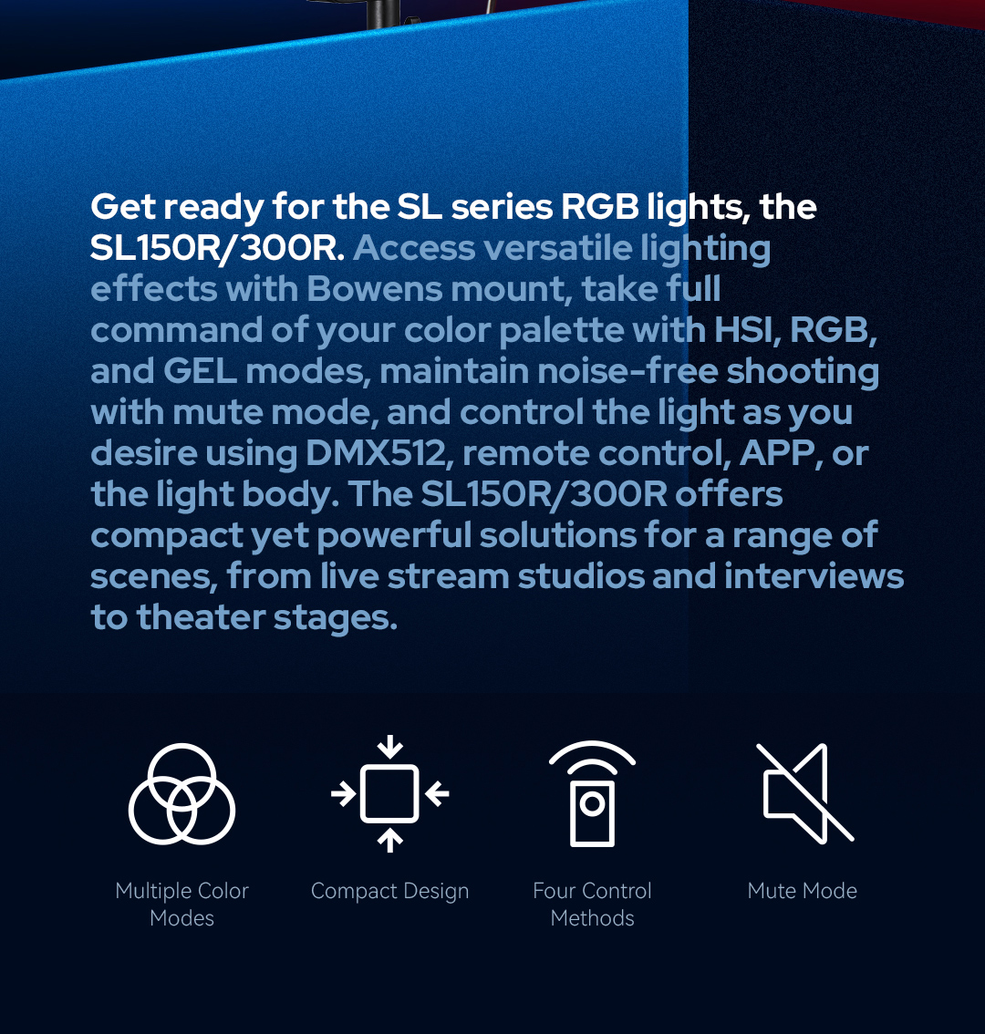 Đèn led Godox SL150R RGB