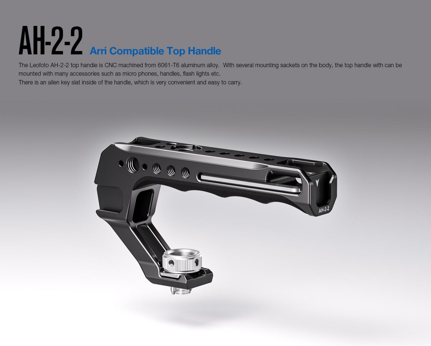 Tay cầm top handle Leofoto AH-2-2