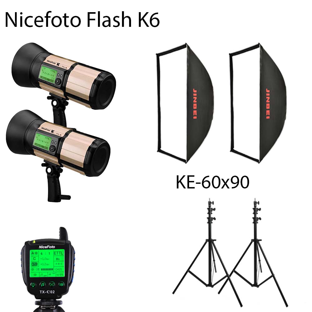 Combo đèn ngoại cảnh Nicefoto K6 kit 2