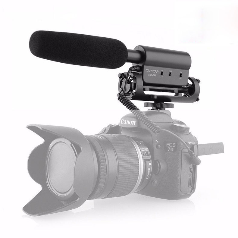 icrophone Stereo Takstar SGC-598 cho Canon Nikon Pentax Olympus