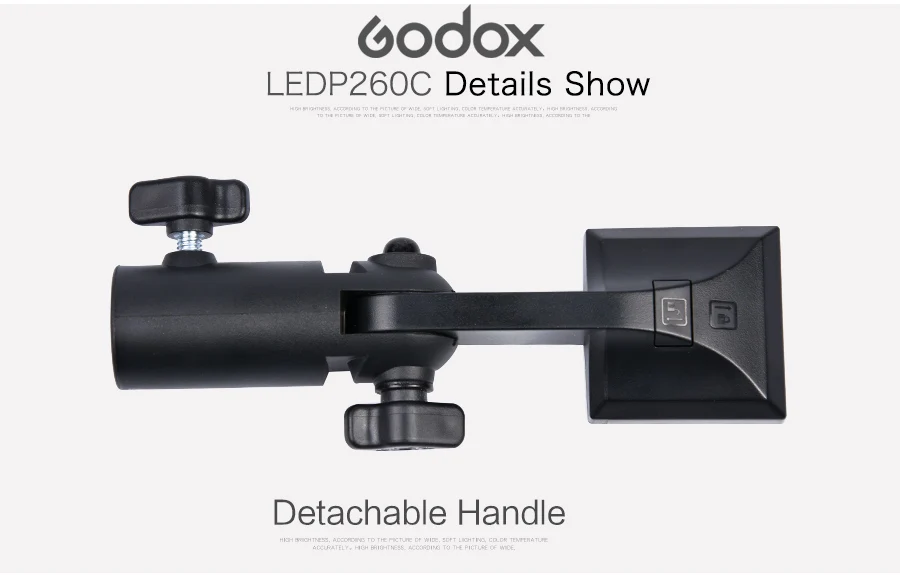 Led Godox P260C kèm Adapter