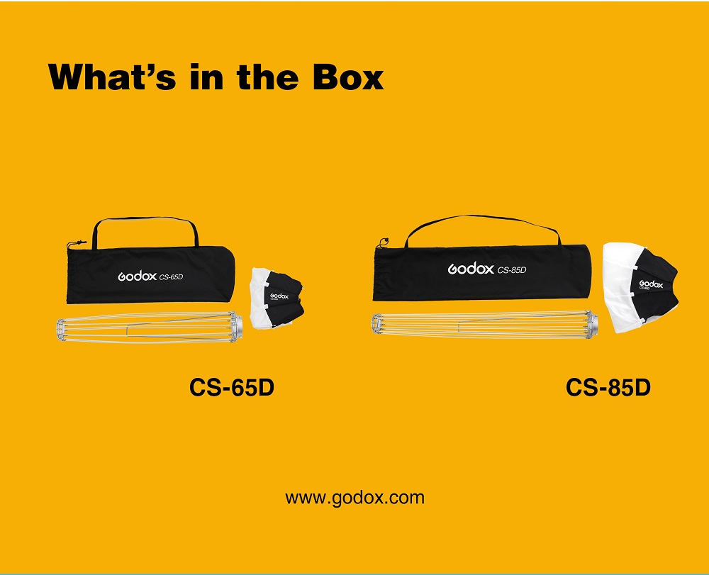 Softbox Cầu Godox 65cm CS-65D Collapsible Lantern Softbox