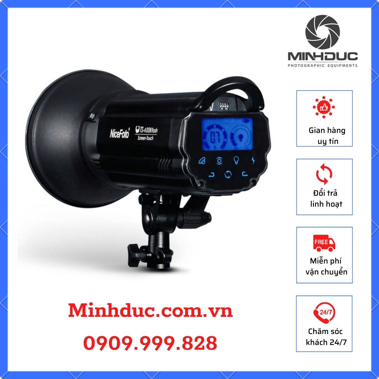 Đèn flash Nicefoto TS400B