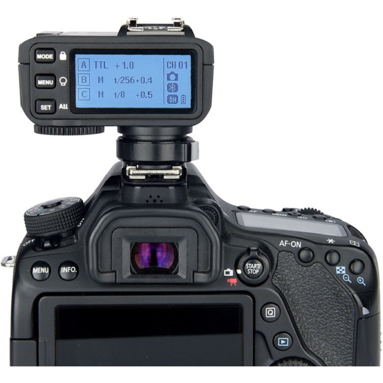 Trigger Godox X2T tích hợp TTL, HSS 1/8000s cho Canon
