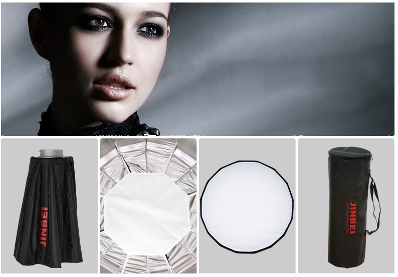 Softbox dù Beauty Dish Jinbei 65cm