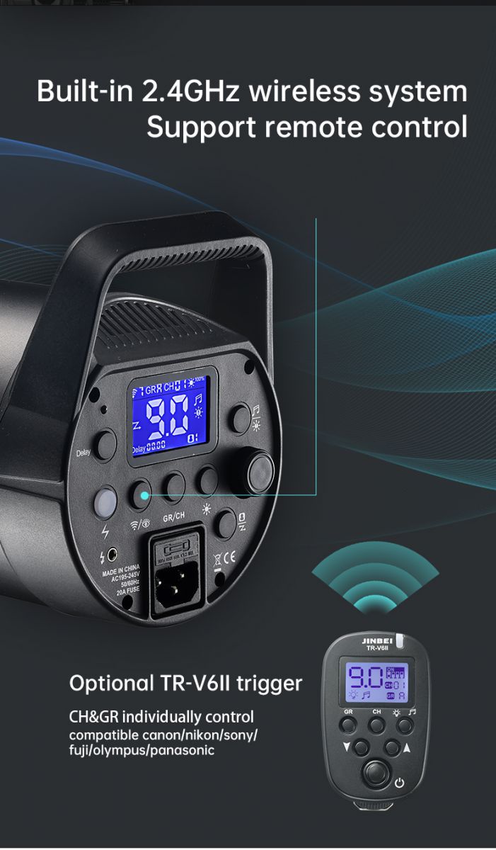 Đèn Flash Studio Jinbei DPX1000II 1000w